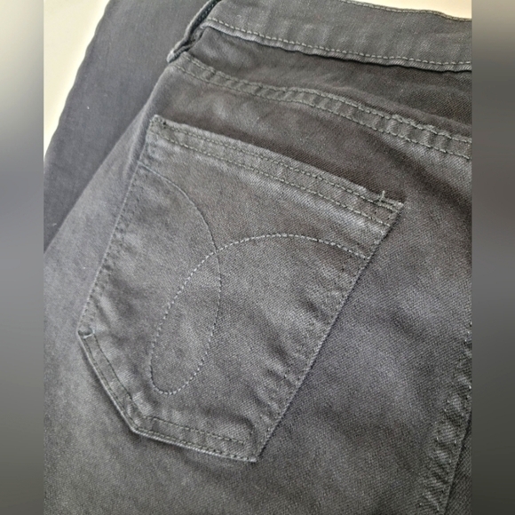 Calvin Klein Women's Black High Rise Slim Leg Jeans - Size 30 - Picture 9 of 14